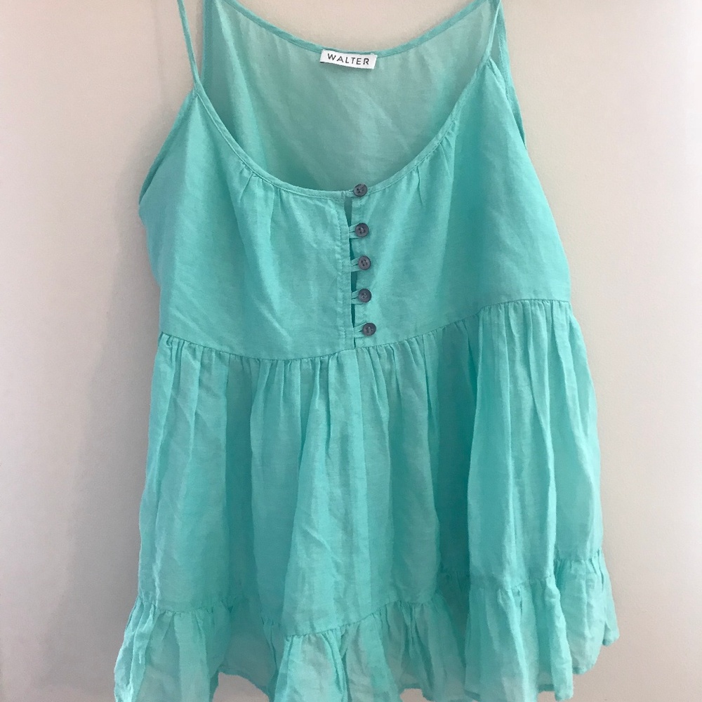 Walter Turquoise Blouse